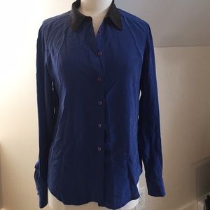 Equipment 100% silk blouse.